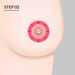 Langkah 2: Kurangi jumlah jaringan areola yang diinginkan.