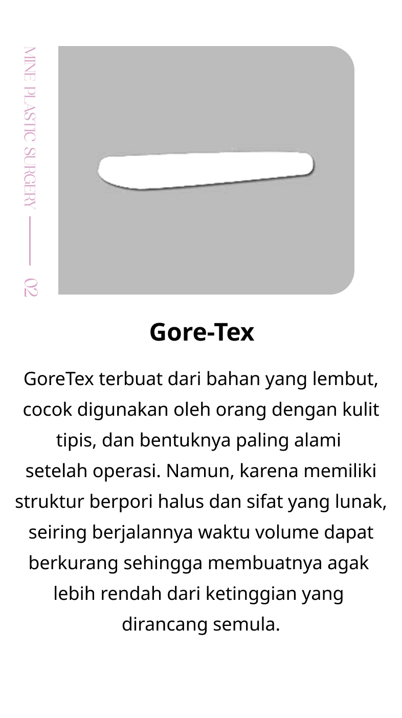 silikon hidung goretex